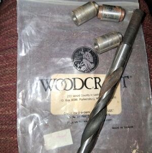Woodcraft-branded drill bit & Stop Collars